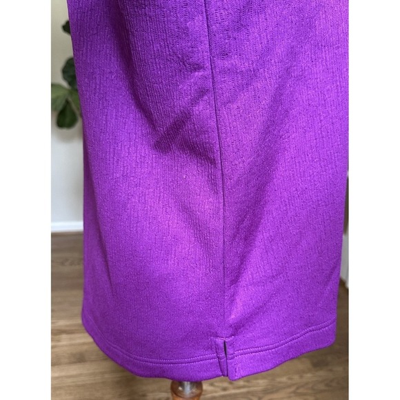 Nike Dri-Fit Women's Purple Quarter Zip Pullover Long Sleeve Top Size S - Picture 2 of 7
